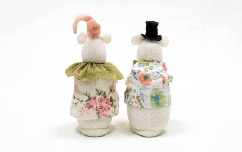 ネズミちゃん 高さ約13.5cm｜インテリアレース・テーブルクロス