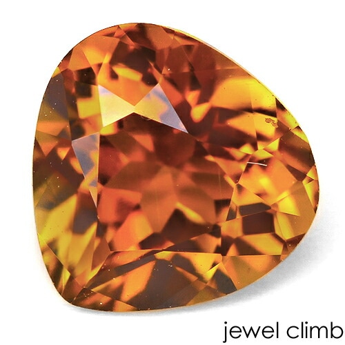 オレンジトルマリン 宝石 ルース 0．99CT宝石 | トルマリン | 直