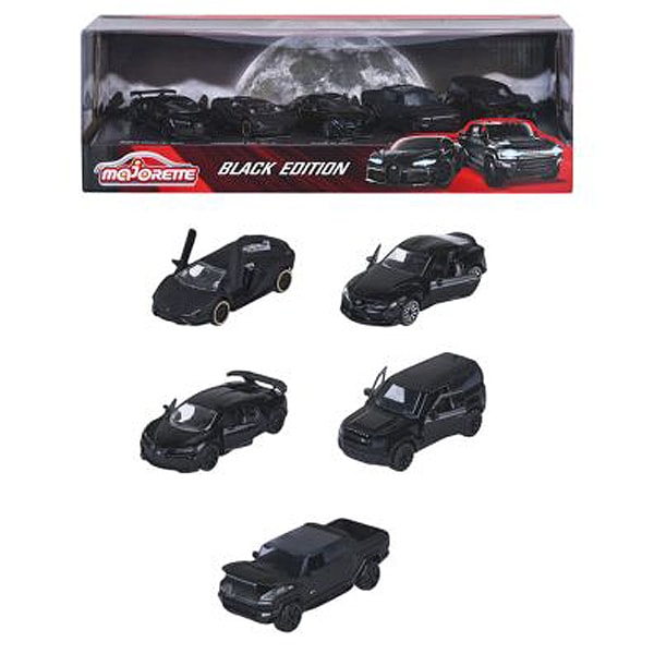 マジョレット 1/64 ブラックエディション ミニカー アソート 5台セット