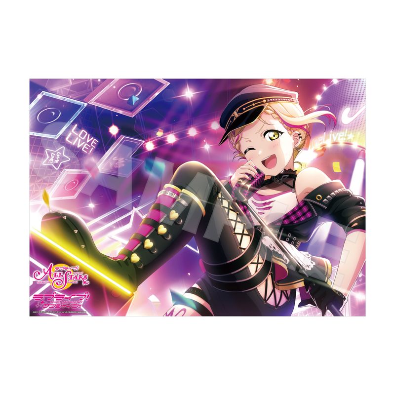 ラブライブ！サンシャイン!!』A4クリアポスター H 小原鞠莉 | 人気