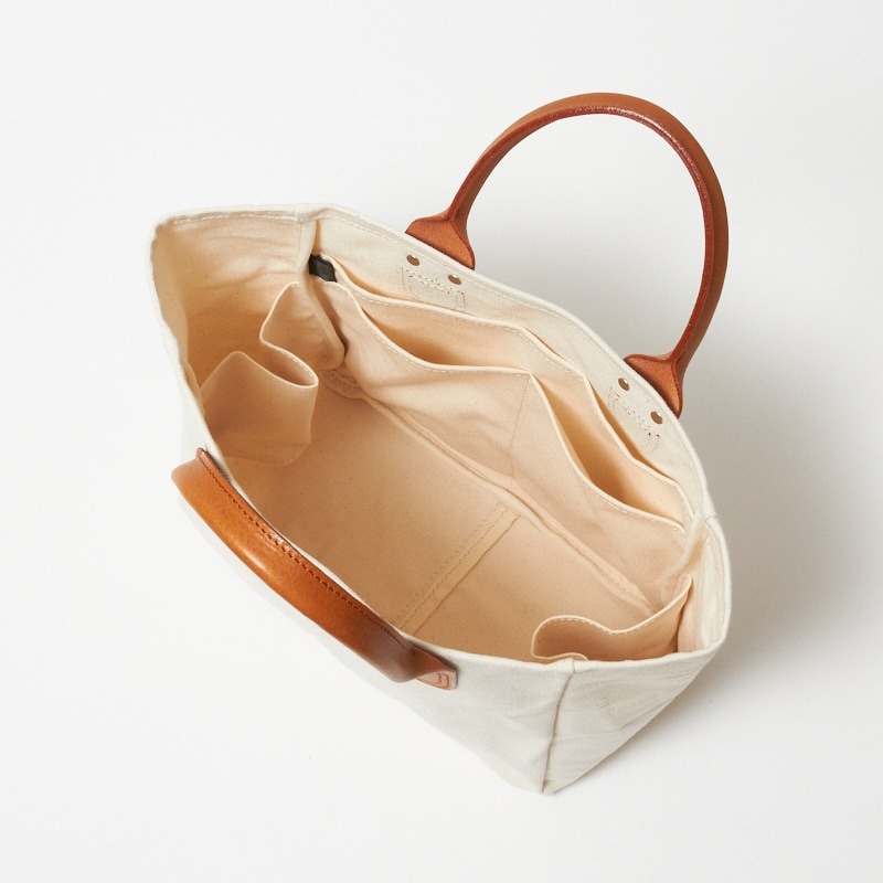 Creed F-8 トートバッグ S ホワイト 456C89N #01 | レザーバッグ財布の