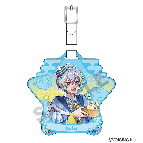 事後通販3月中旬より順次発送】すたぽら チャーム付き星型缶バッジ＿Relu