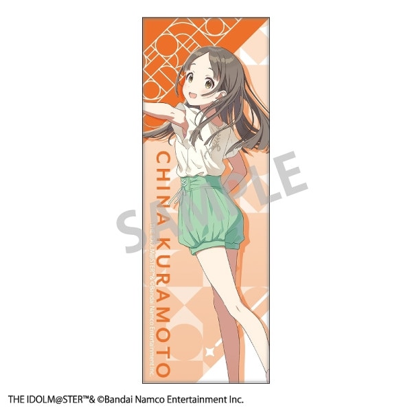 学園アイドルマスター ロングスクエア缶バッジ＿紫雲清夏