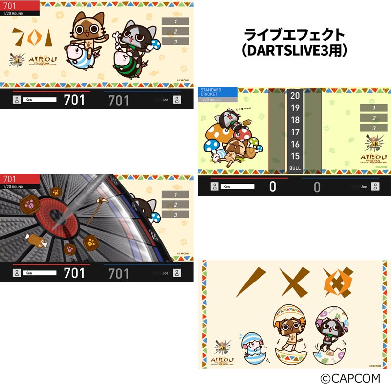 MONSTER HUNTER 20th ANNIVERSARY COLLABORATION DARTSLIVE CARD