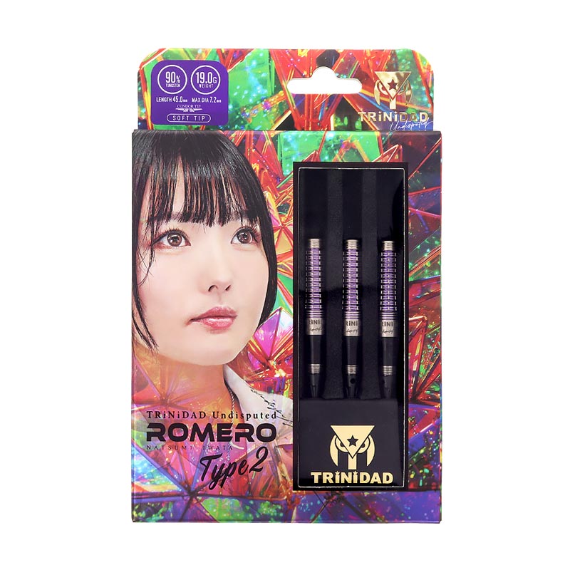 ロメロ　タイプ2 岩田夏海選手モデル　2BA バレル【トリニダード】ロメロ タイプ2 岩田夏海モデル 2BA｜ダーツ