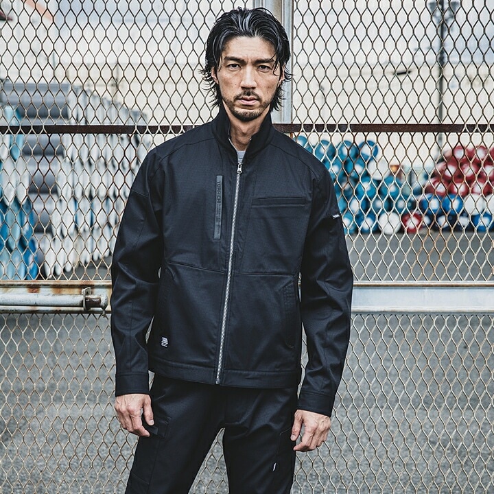 寅壱 ワークジャケット 3560-124 秋冬 ストレッチ ドライ 防風