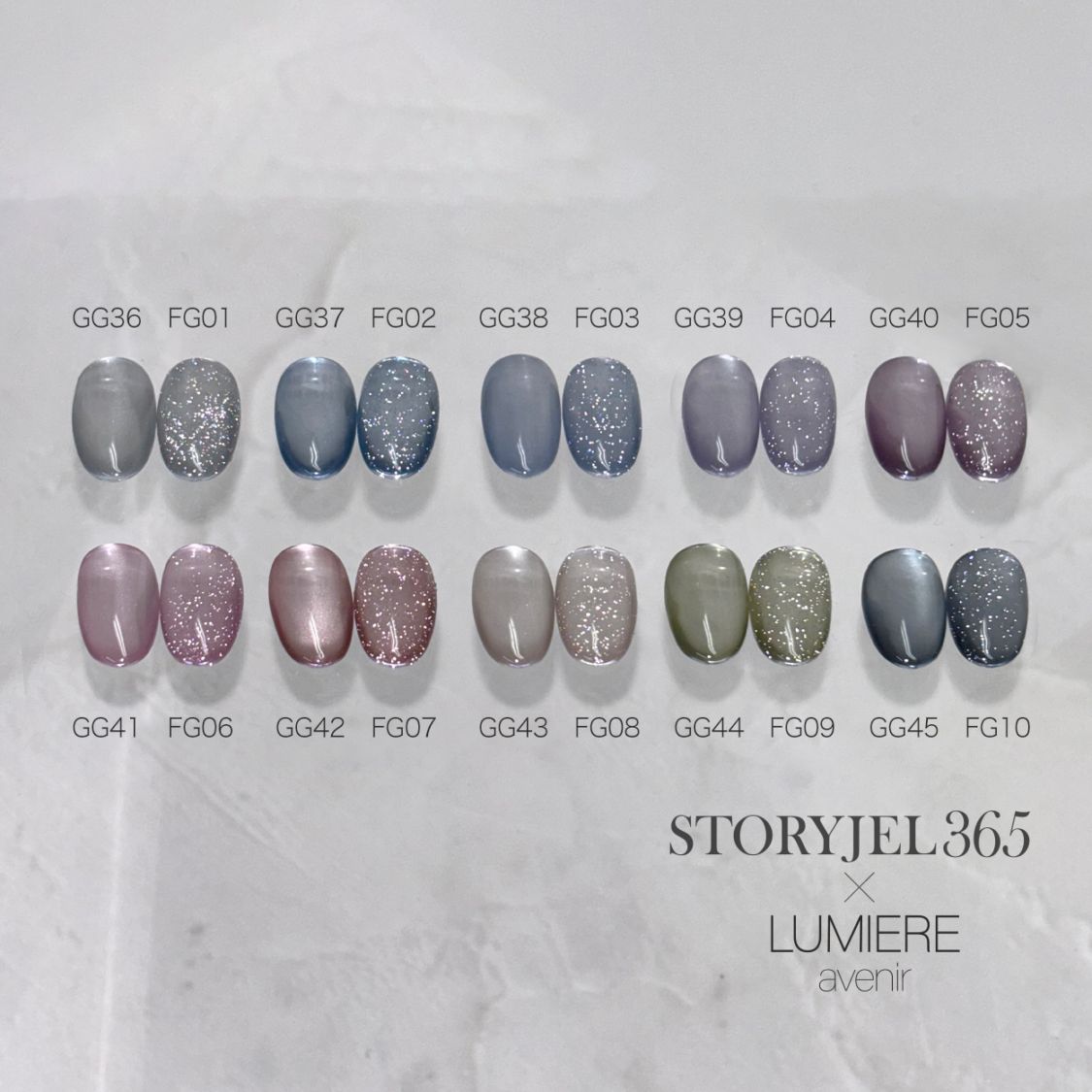 STORYJEL365×LUMIERE】 カラージェル（GG36）4g ジルコン