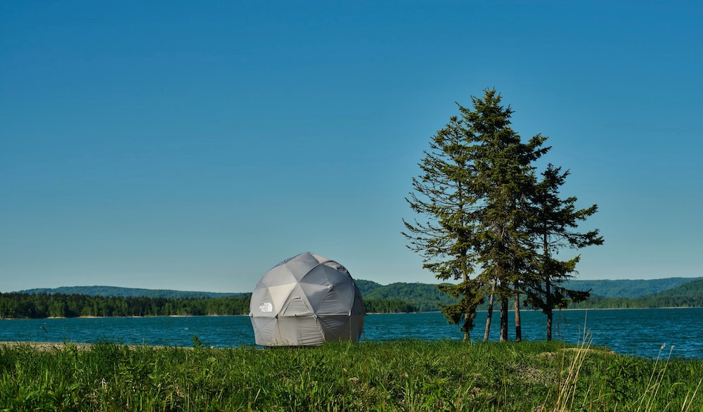 テント・タープ THE NORTH FACE GEODOME 4 SF THE NORTH FACE Tent Geodome 4 Meld Gray NV21800 Spherical Dome