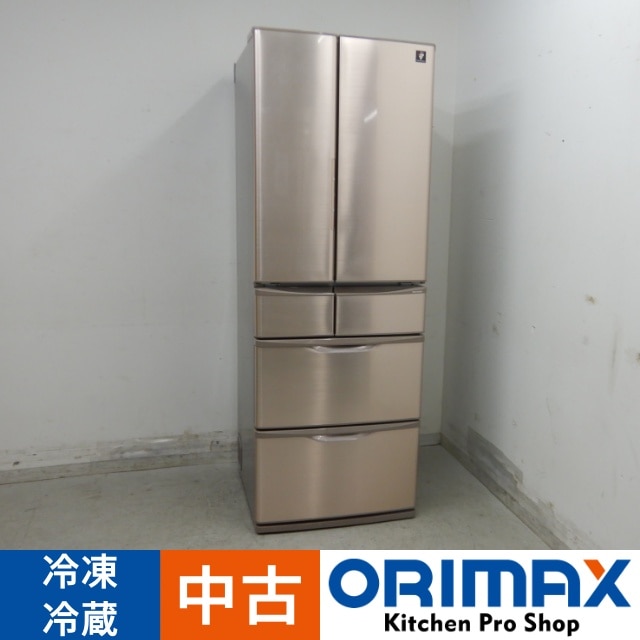 中古】 A06648 家庭用 冷凍冷蔵庫 シャープ SJ-XF47A-T 100V 幅65cm