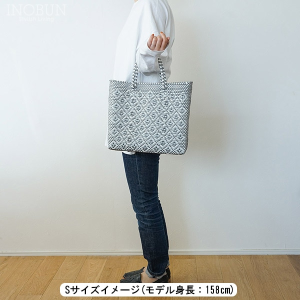 再入荷予定なし】メルカド バッグ レトラ Sサイズ 花柄 シルバー