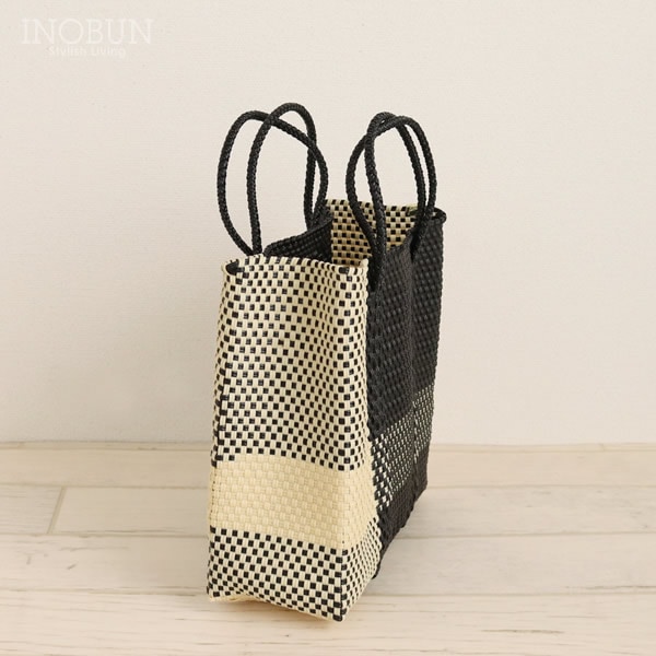 メルカド バッグ レトラ Sサイズ クロスライン ブラック CROSS LINE