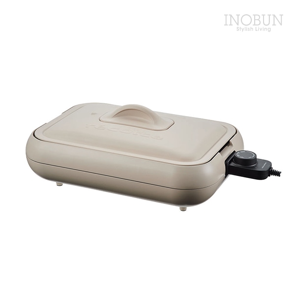 在庫限り終了】ホットプレート レコルト プレート2枚セット クリーム