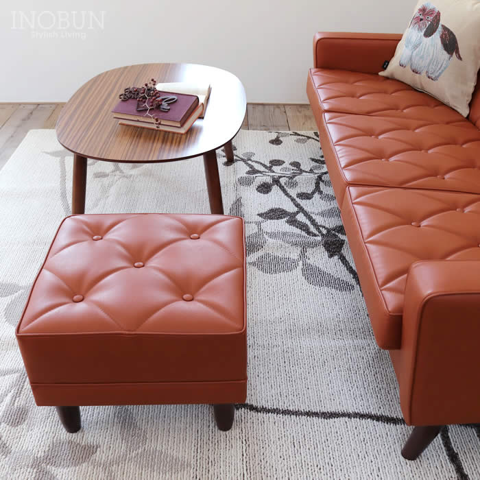 カリモク60 オットマン リーベルブラウン ダークウォールナット 【店舗