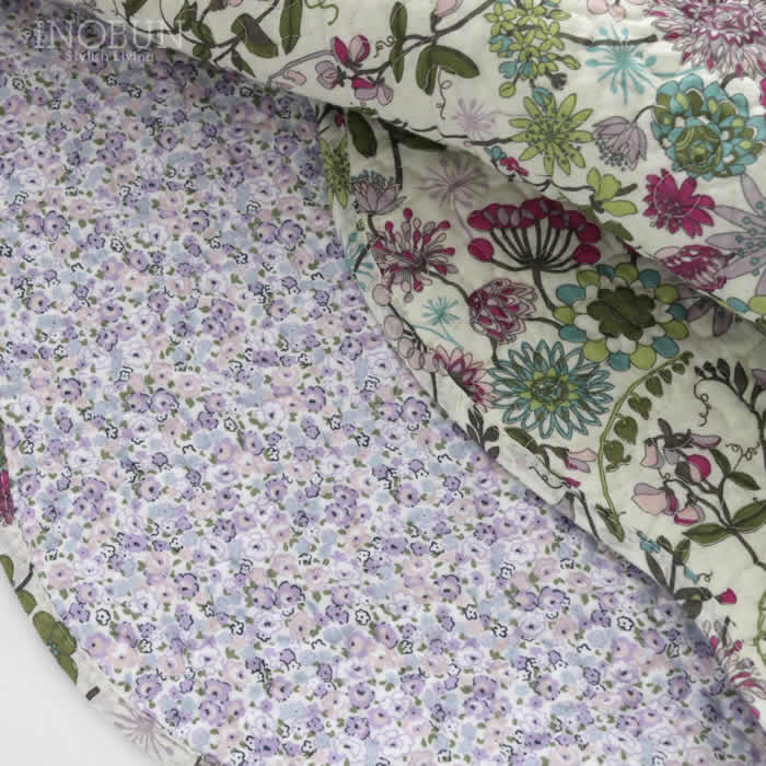 限定価格 キルト マルチカバー フラワーガーデン 200 × 200cm ソファ