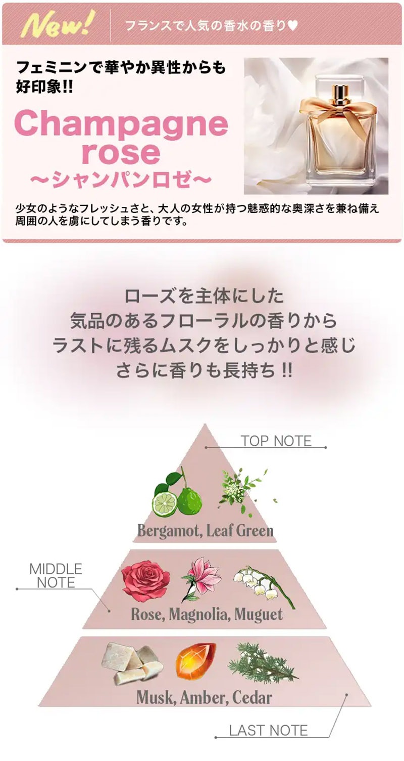 ANOCOI アノコイ【選べる2個セット】 バニラの香り シャンパンロゼの