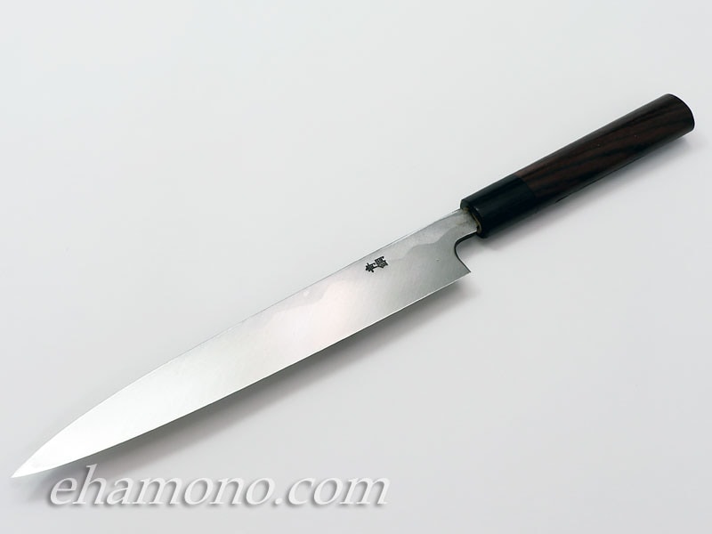 島谷包丁工房 青二鋼墨流し【浮雲】 柳刃210