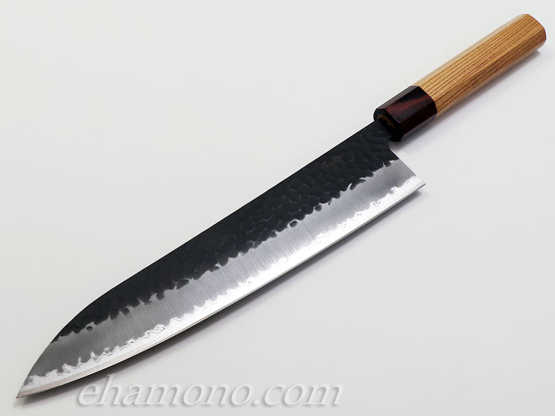 使いやすい【青紙スーパー割込黒鎚目 剣型牛刀190】通販コーナー