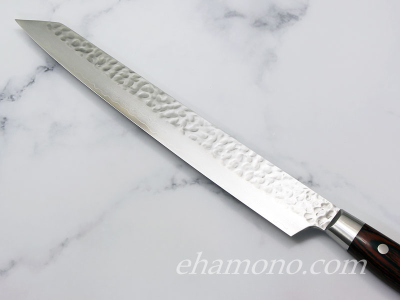 堺孝行 ダマスカス33層鎚目 剣型柳刃270