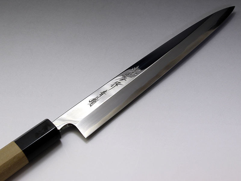 堺孝行 青二鋼鏡面研 柳刃240