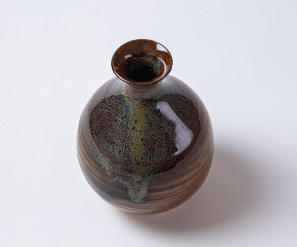 高取焼宗家 徳利(飴に黄) | 産地,福岡県-高取焼 | 縁器屋(えんぎや