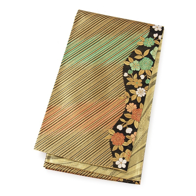 袋帯 正絹 六通 黒 折り鶴 芯入り 435cm | 大人和装,婦人着物・袴・帯