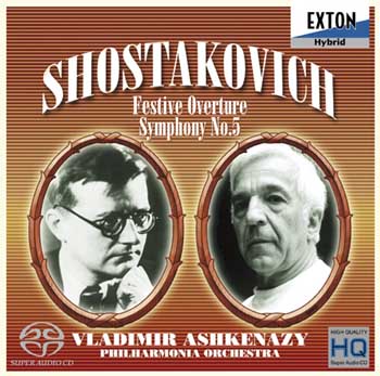 ダイレクト・カットSACD＞ ショスタコーヴィチ：交響曲第5番、祝典序曲