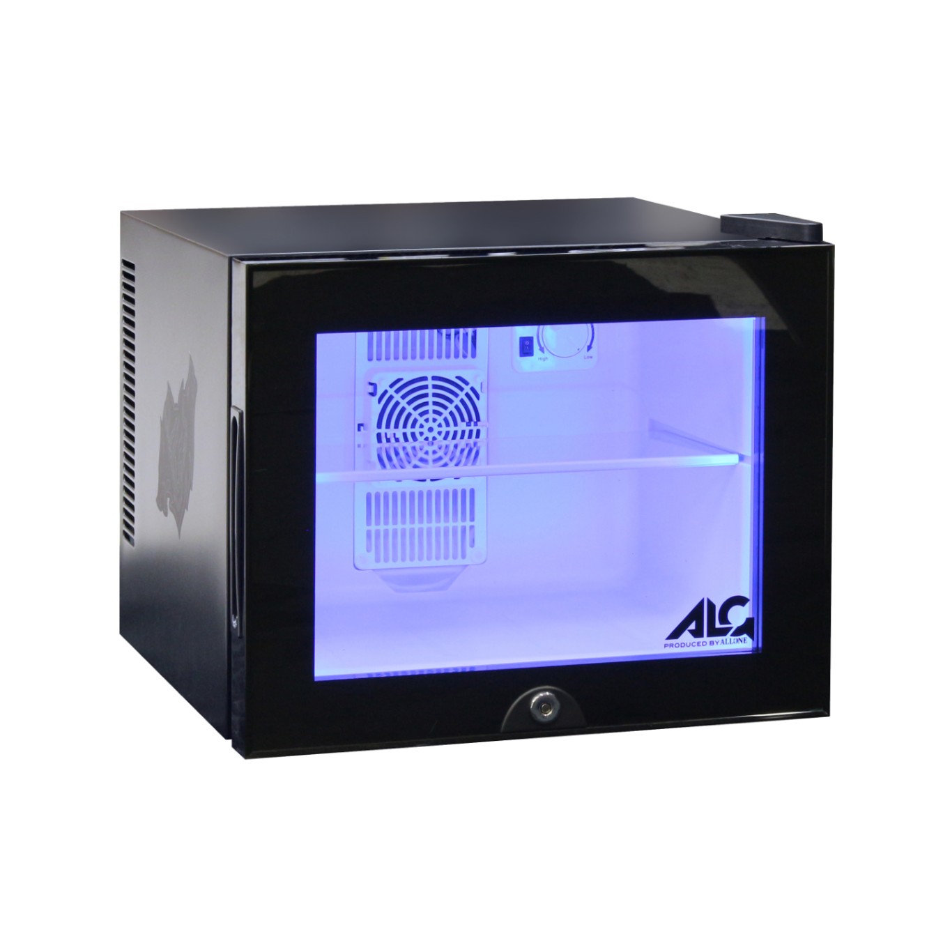 冷却ファン付き小型冷蔵庫✨led