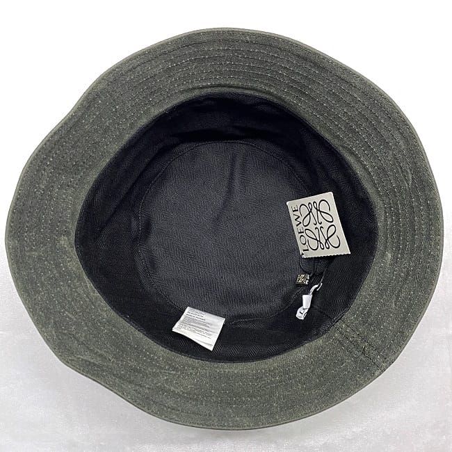 ロエベ バケット ハット ec-22062 カーキ グリーン K820HB1X75 未使用