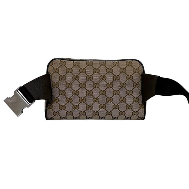 グッチ ボディバッグ ベージュ ブラウン GGキャンバス 449174 美品