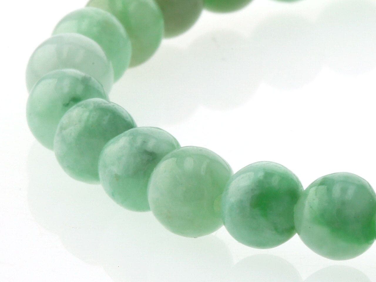 翡翠（ひすい） ブレスレット 6mm玉 No.32 最高級5A ｜最高級