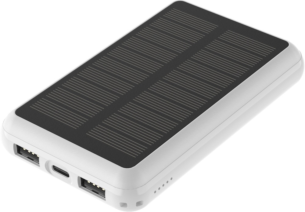 HIDISC ソーラーパネルx1 手のひらサイズ薄型・軽量 7000mAh モバイル