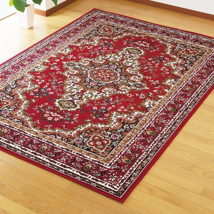 ベルギー製宮廷柄ウィルトン織カーペット 長方形 200×250cm