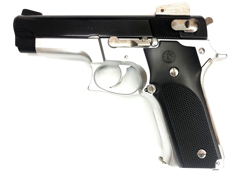 売り切れ【特選中古品】発火モデルガン S&W M659 HW ハーフシルバー