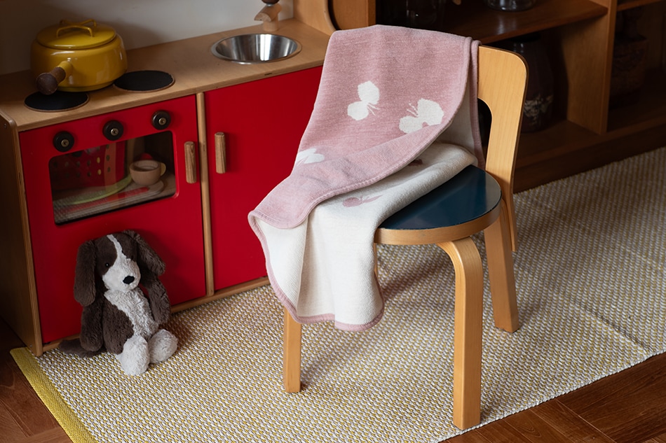 CHOUCHO シュニールコットンブランケット ミニ（クリッパン×ミナ