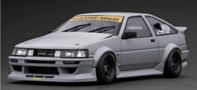 新品 IG2607 イグニッションモデル 1/18 RWB AE86 Matte Gray 生産予定