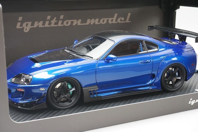 1/18 イグニッションモデル IG1354 トヨタ Supra (JZA80) RZ Blue