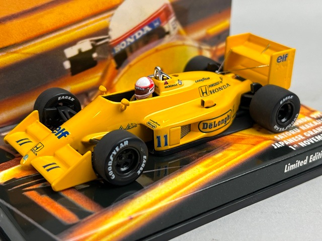 1/43 ミニチャンプス 413870011 ロータス ホンダ 99T 日本GP 1987/11