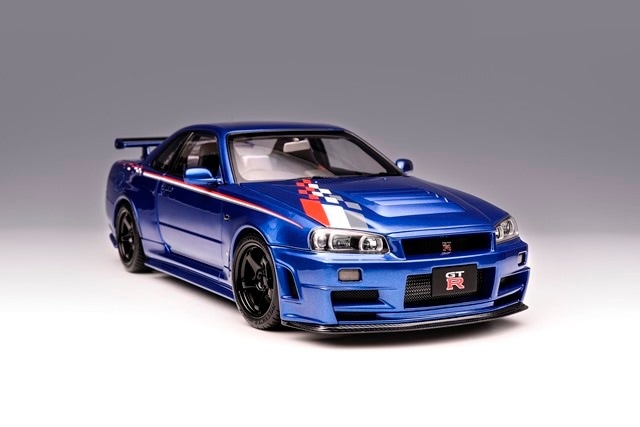 新品 M83428 モーターヘリックス 1/18 Nissan Skyline GT-R (R34