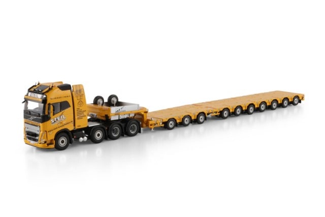 新品01-4694 WSI 1/50 ボルボ Steil VOLVO FH5 GLOBETROTTER XL 8X4
