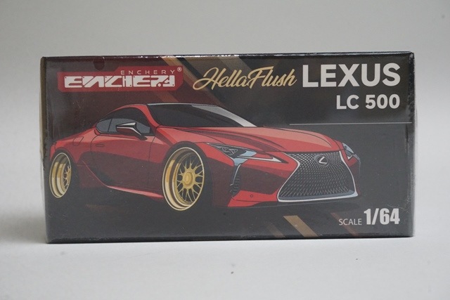 新品 ENCHERY 1/64 レクサス Lexus LC500 HellaFlush Lowside 超