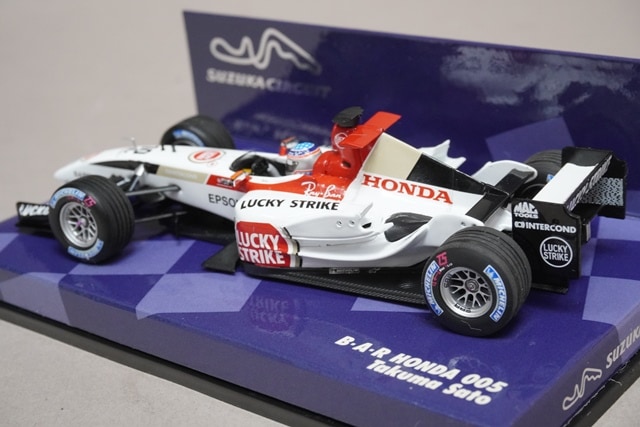 1/43 ミニチャンプス 403030099 ホンダ BAR 005 テストカー 2003 #10