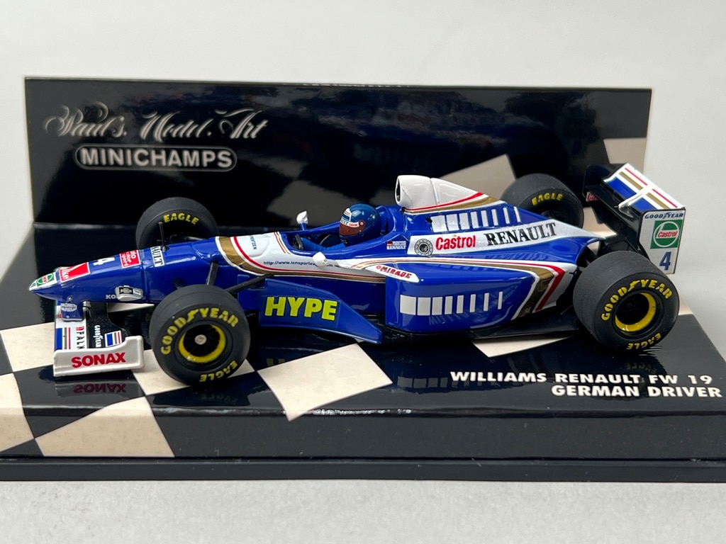 1/43 ミニチャンプス 430970004 ウィリアムズ ルノー FW19 ジャーマン