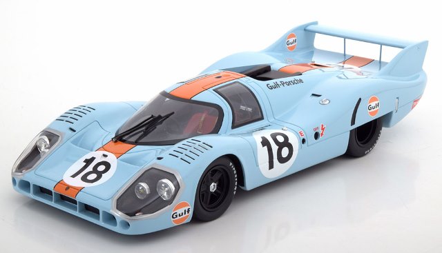 新品 CMR045 CMR 1/18 ポルシェ 917 LH ガルフ #18 24h ルマン 1971