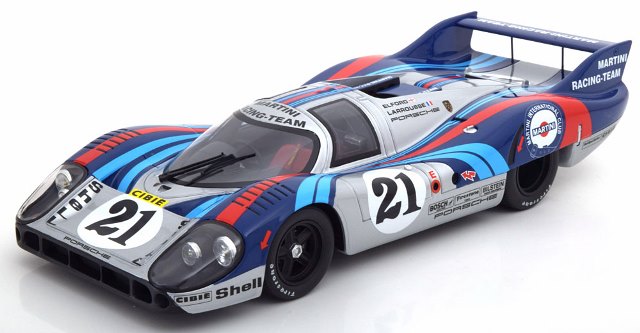 新品CMR046 CMR 1/18 ポルシェ 917 LH Martini #21 24h ルマン 1971