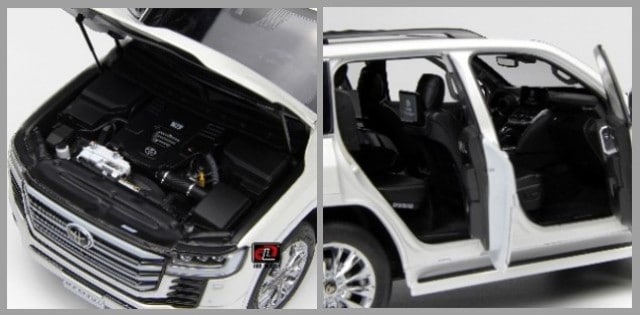 新品 LCD18013ZXWH LCD 1/18 トヨタ ランドクルーザー300 ZX ホワイト