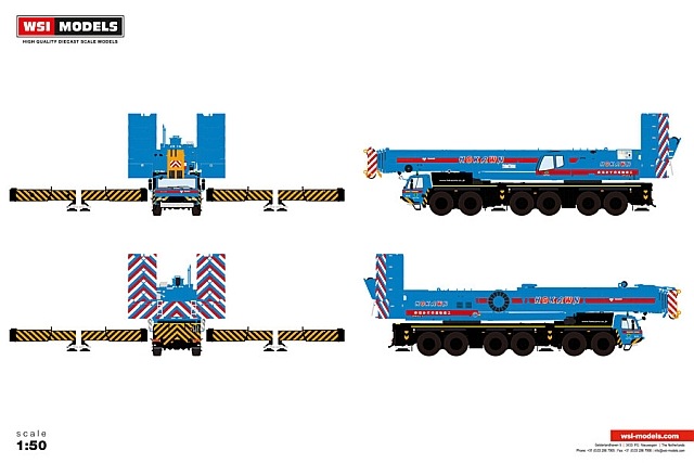 予約 51-2190 WSI 1/50 TADANO ATF 400G-6＋ジブ Hokawn TADANO ATF
