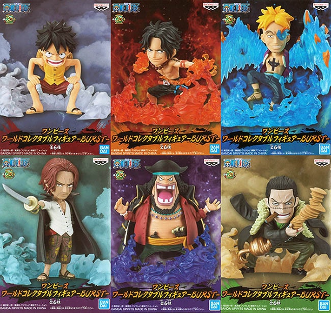 ワンピース ワールドコレクタブルフィギュア BURST 全6種セット