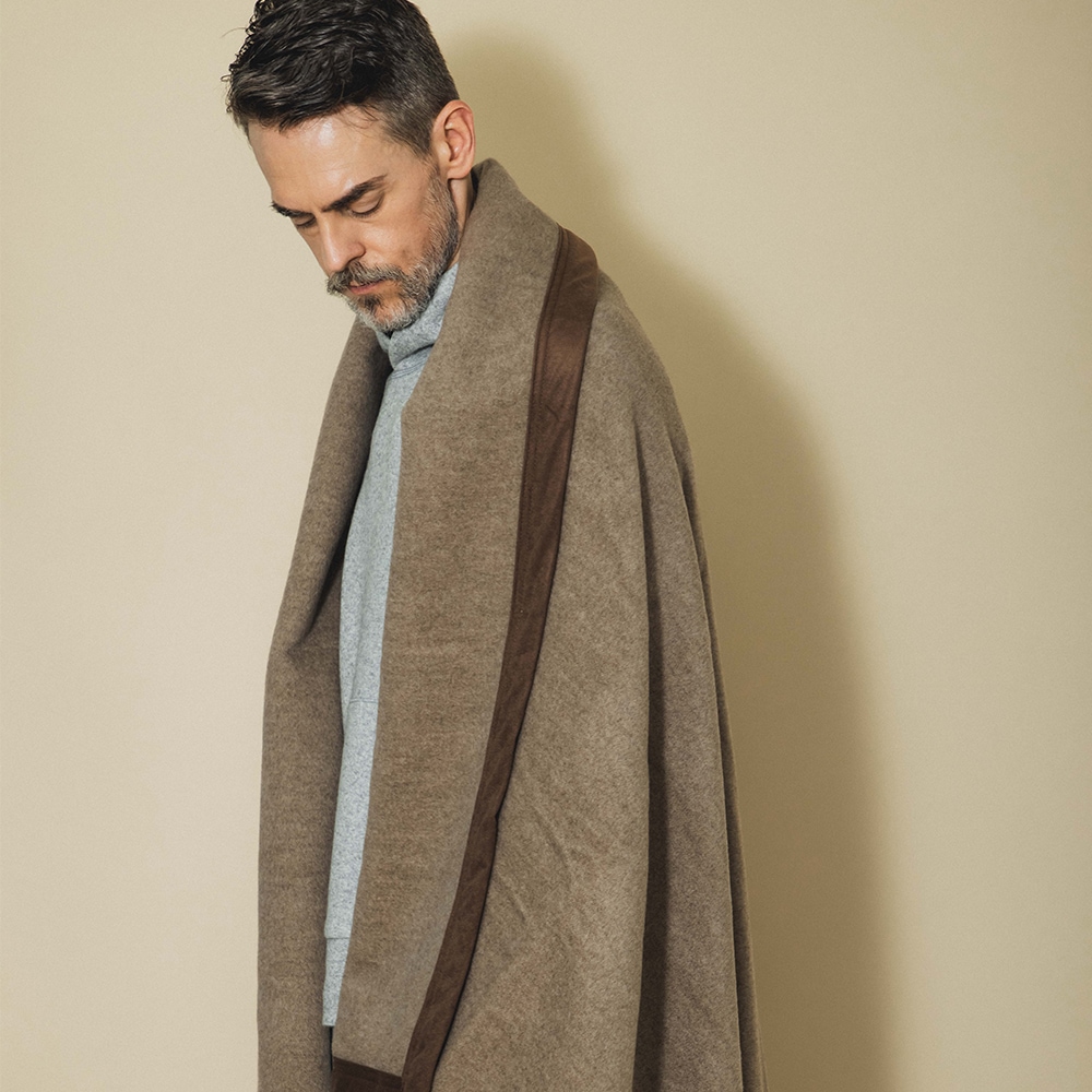 カシミヤ100％ ブランケット 461/コルク | Blanket | FUKAKINET