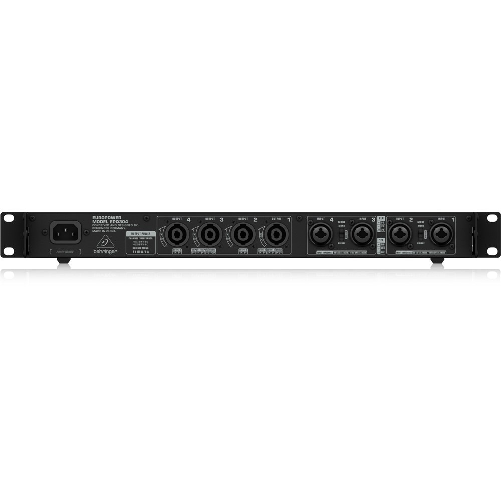 BEHRINGER EPQ304 EUROPOWER 4チャンネル・パワーアンプ Hibino.com