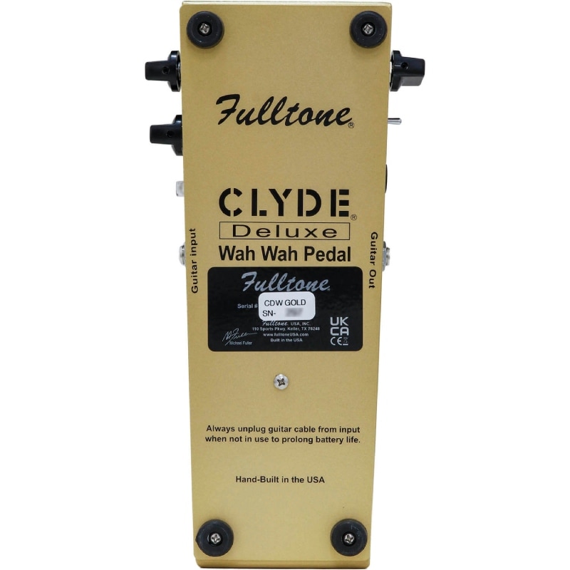 Fulltone CLYDE Deluxe Wah LTD GOLD ワウペダル フルトーン
